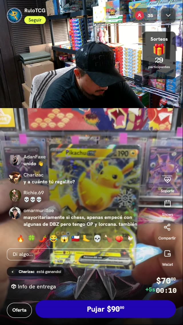 Carta Pokémon Pikachu ex Promo
