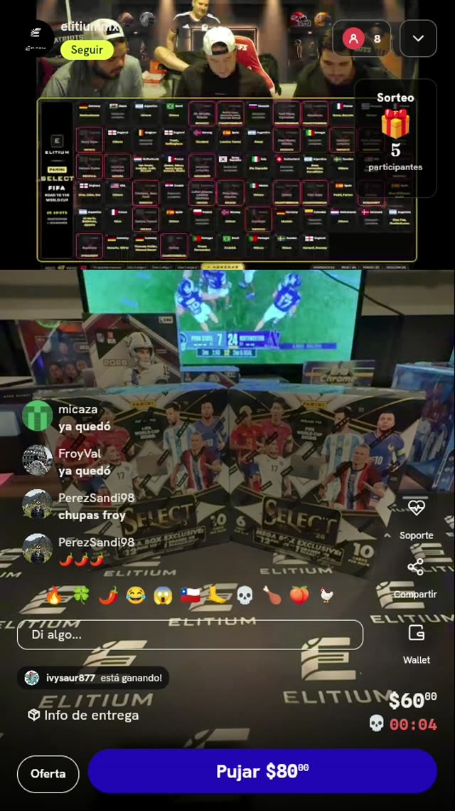 Spot Break Panini Select FIFA 2026