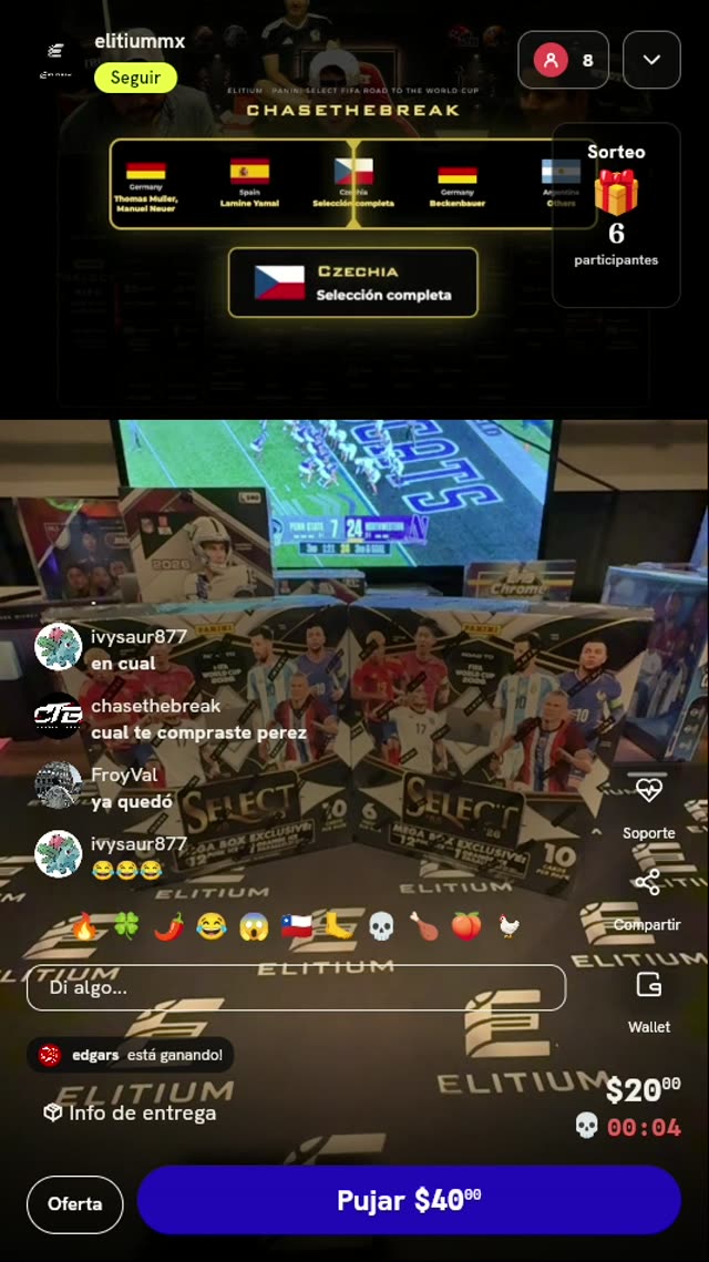 Spot República Checa Panini Select
