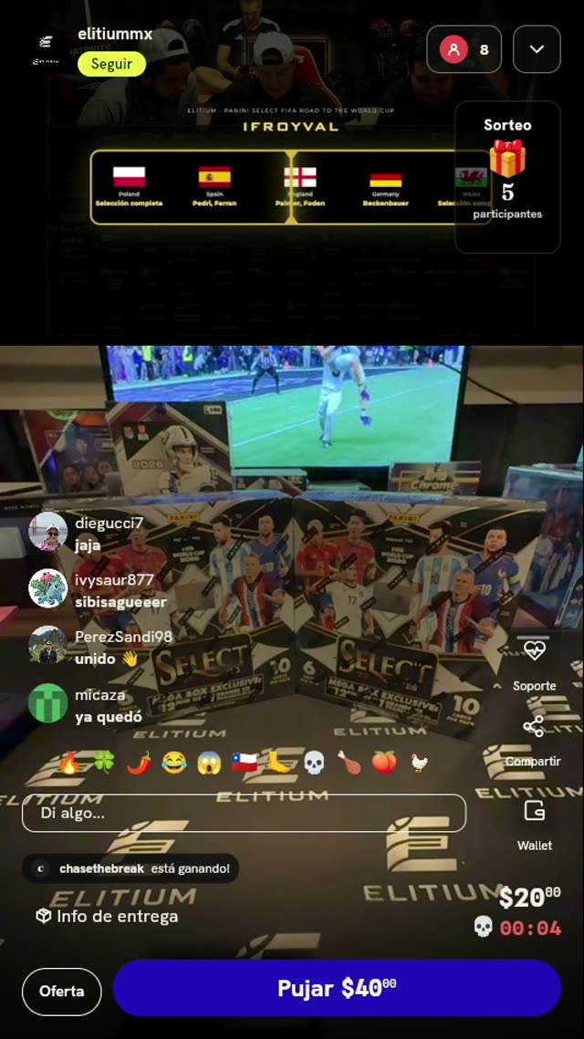 Spots Break Panini Select FIFA