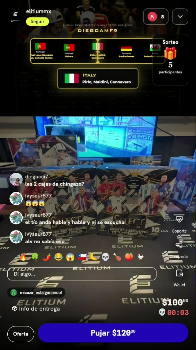 Spot Italia Panini Select 2026