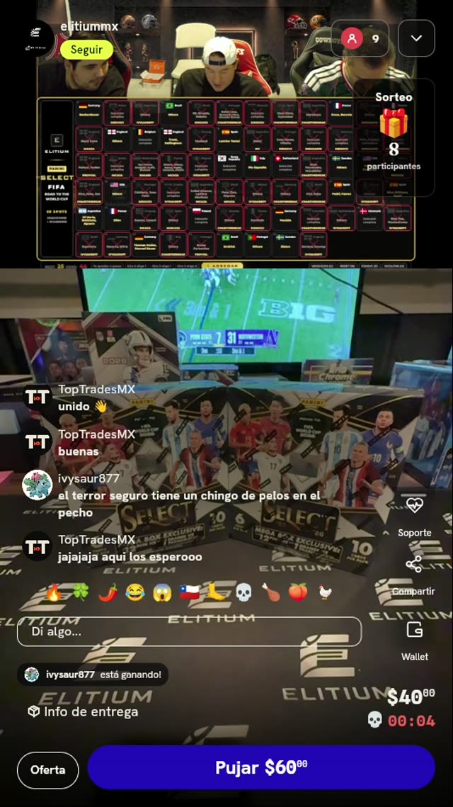 Spot Break Panini Select FIFA 2026