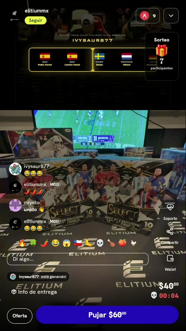 Spot Break Panini Select FIFA 2026