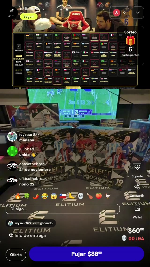 Spot en Break Panini Select FIFA 2026