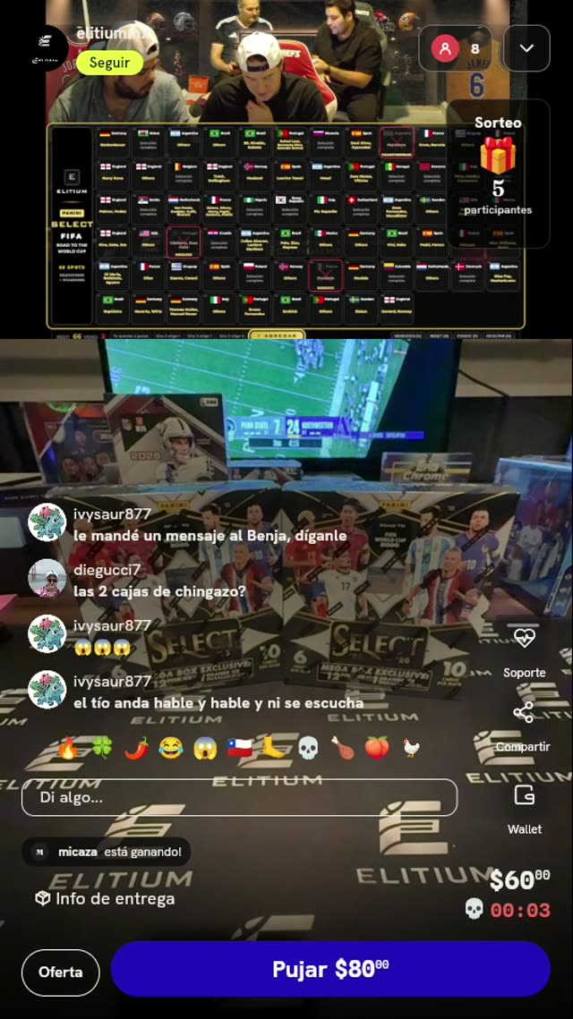 Spot en Break Panini Select FIFA 2026