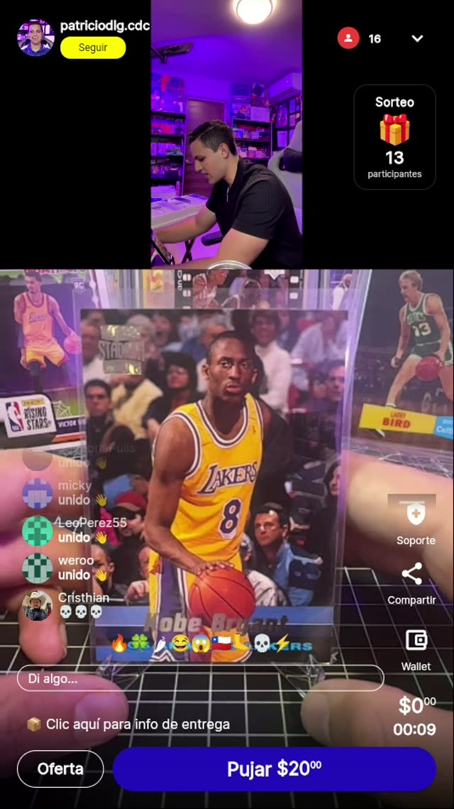 Kobe Bryant Lakers Topps Card