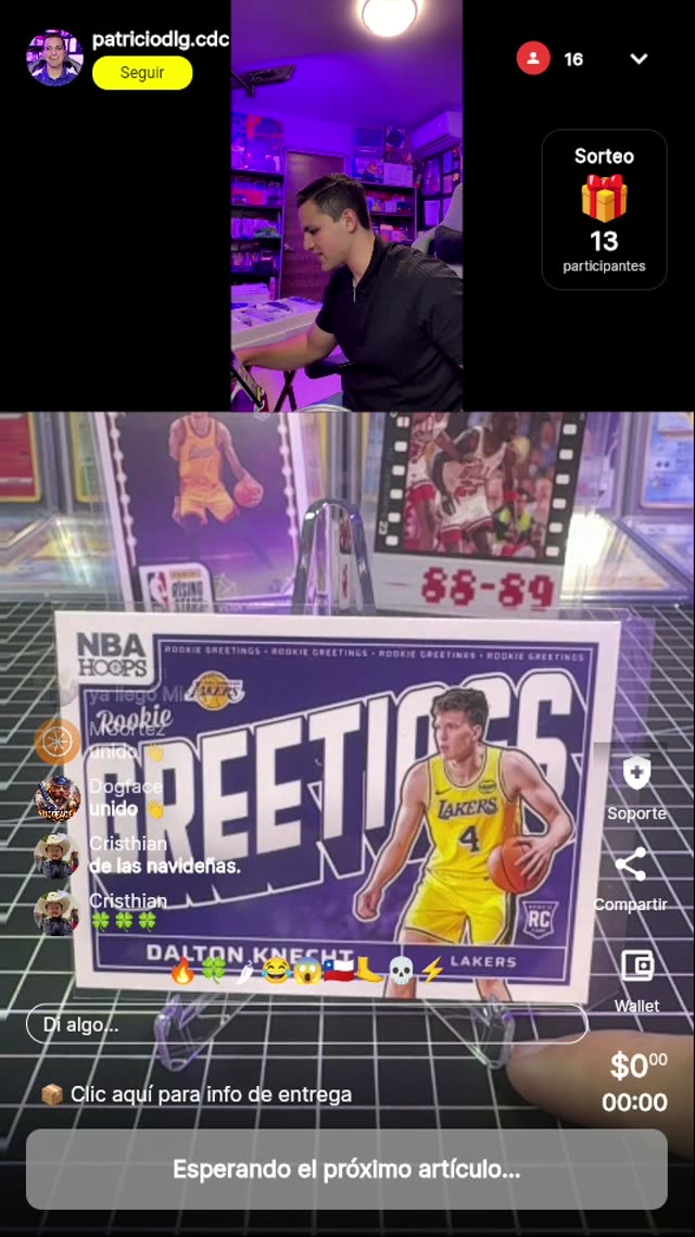 Dalton Knecht Rookie Greetings Lakers