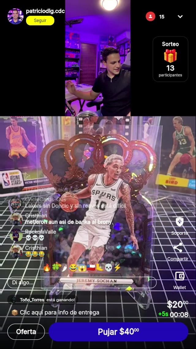 Jeremy Sochan Crown Royale Card