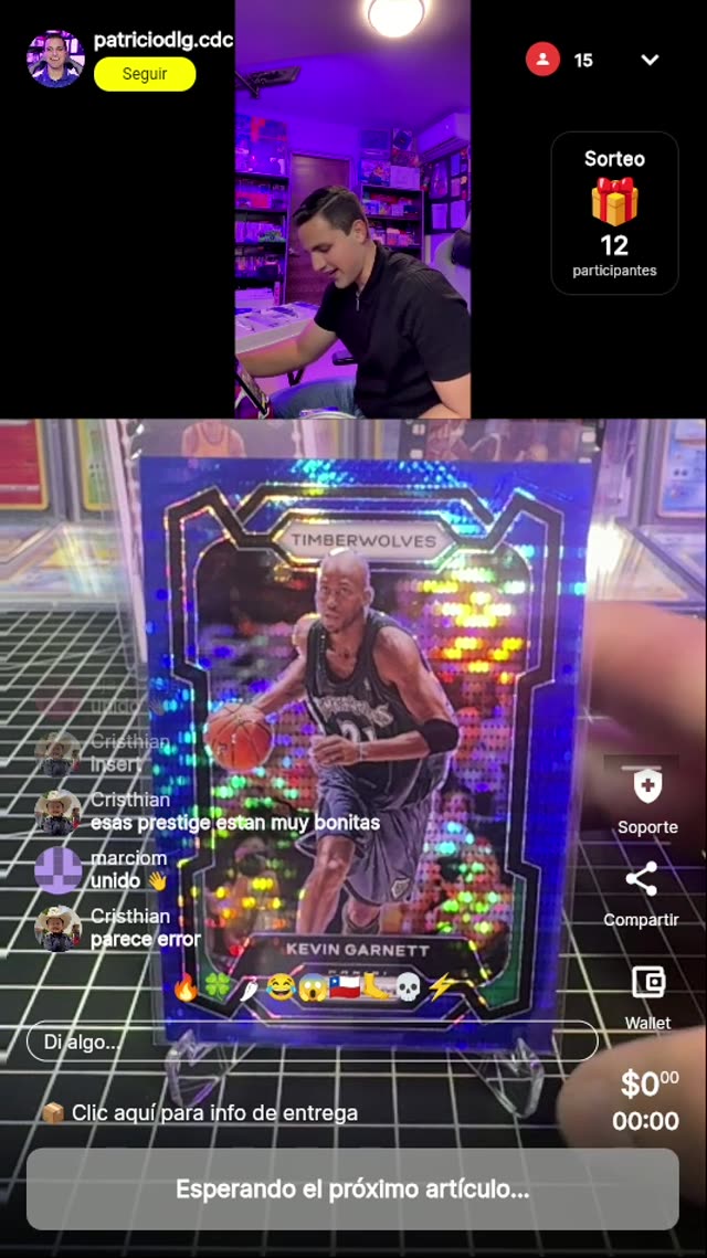 Kevin Garnett Panini Prizm Timberwolves