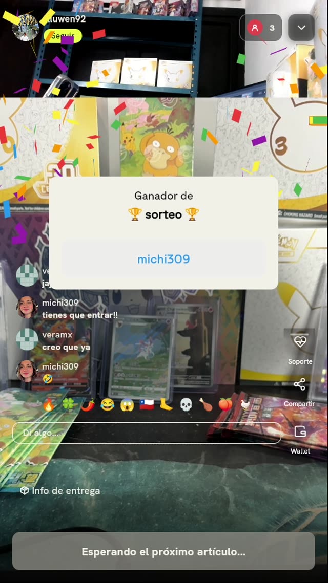 Sorteo de Pokémon TCG