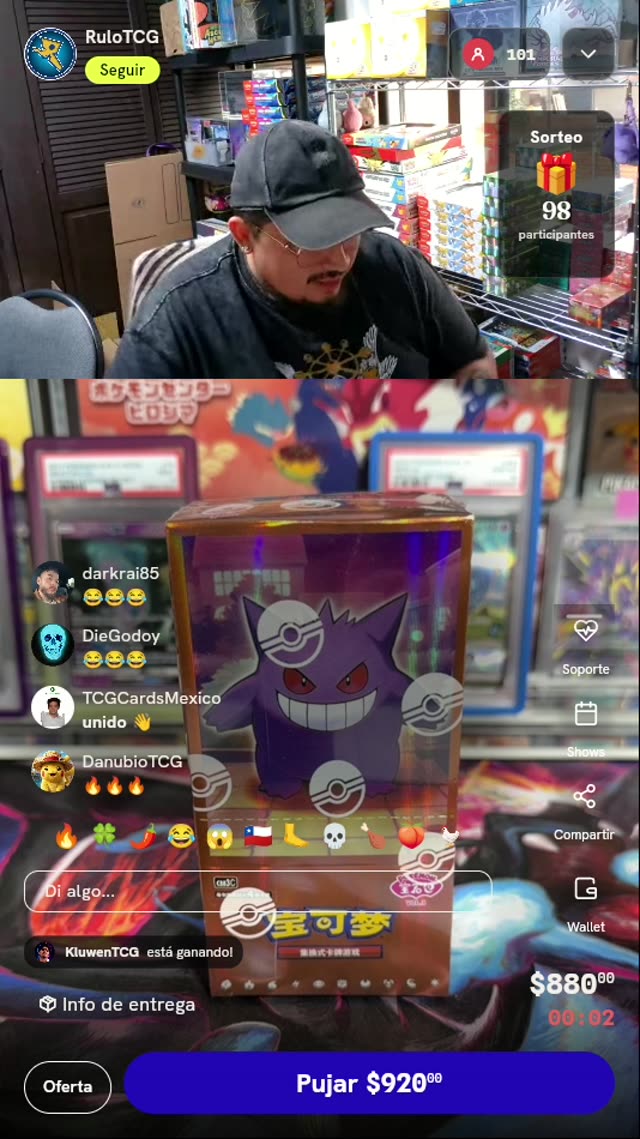 Caja Pokémon Gem Pack Vol. 3 Gengar