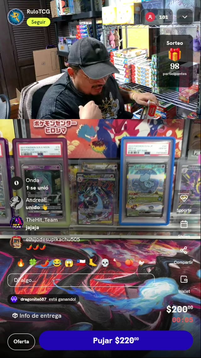 Carta Pokémon Mew ex SAR PSA 10