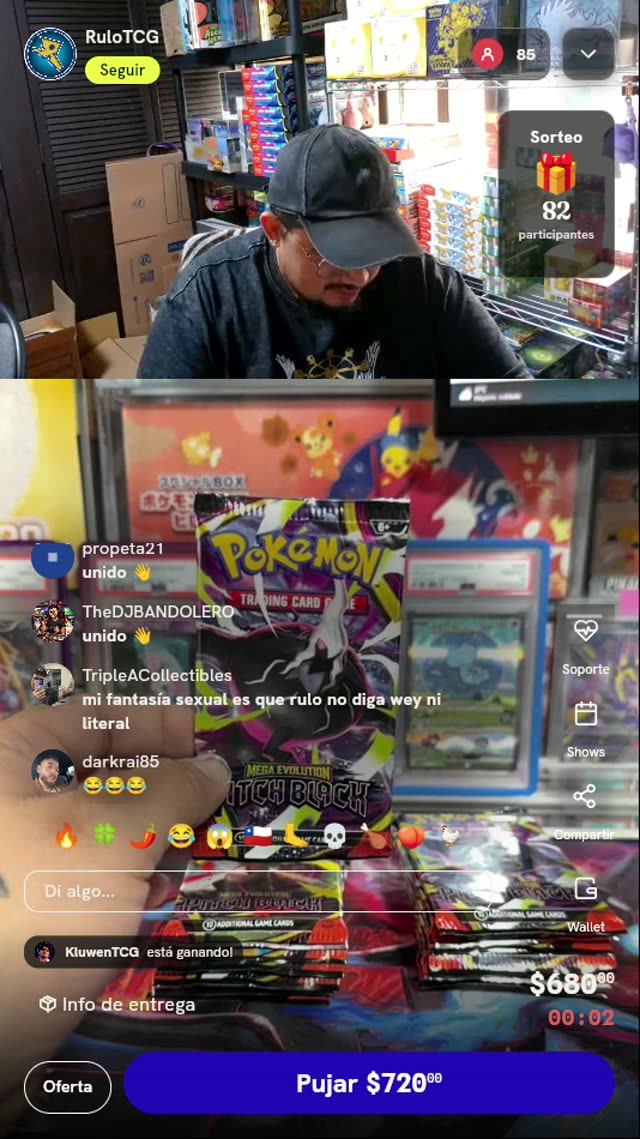 Sobres Pokémon Mega Evolution Pitch Black