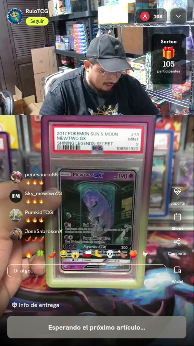 Mewtwo GX Secret Rare PSA 9