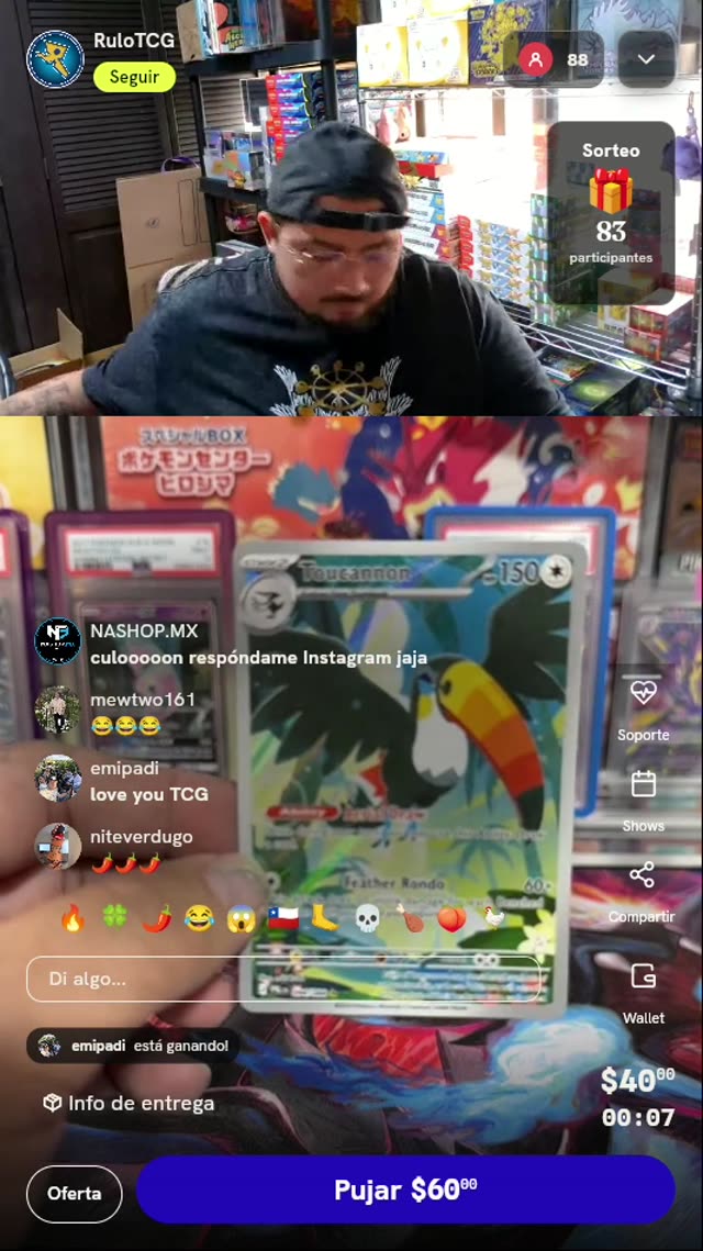 Carta Toucannon Illustration Rare