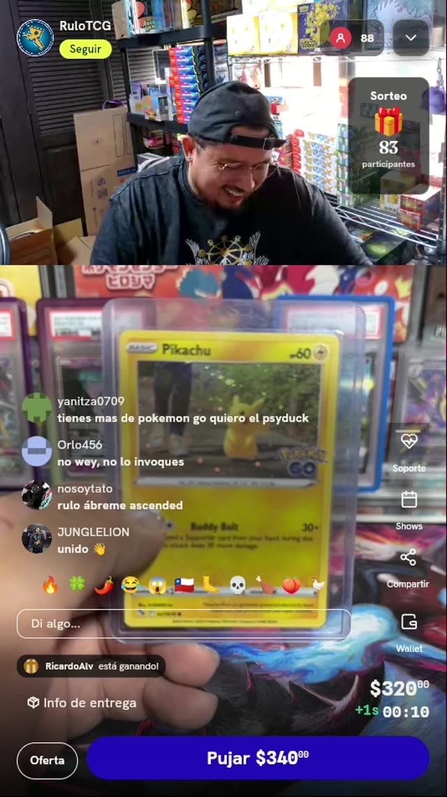 Carta Pikachu Pokémon GO #027/078