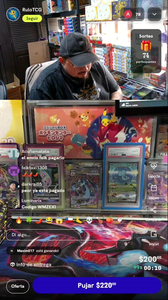 Cartas Pokémon TCG y Mew ex PSA 10
