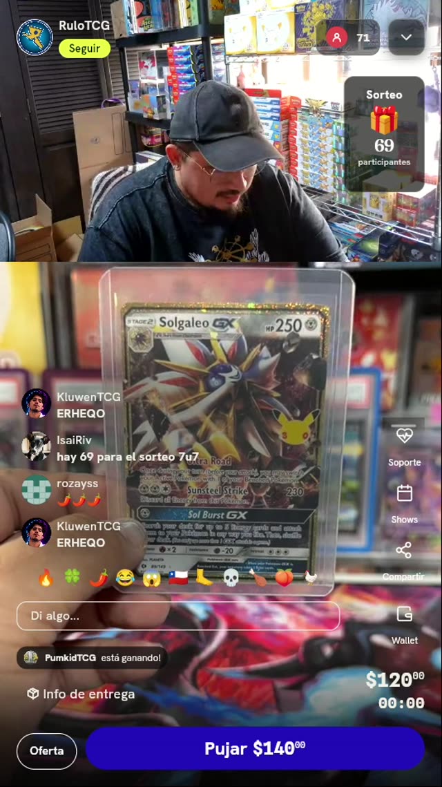 Carta Pokémon Solgaleo GX Celebrations