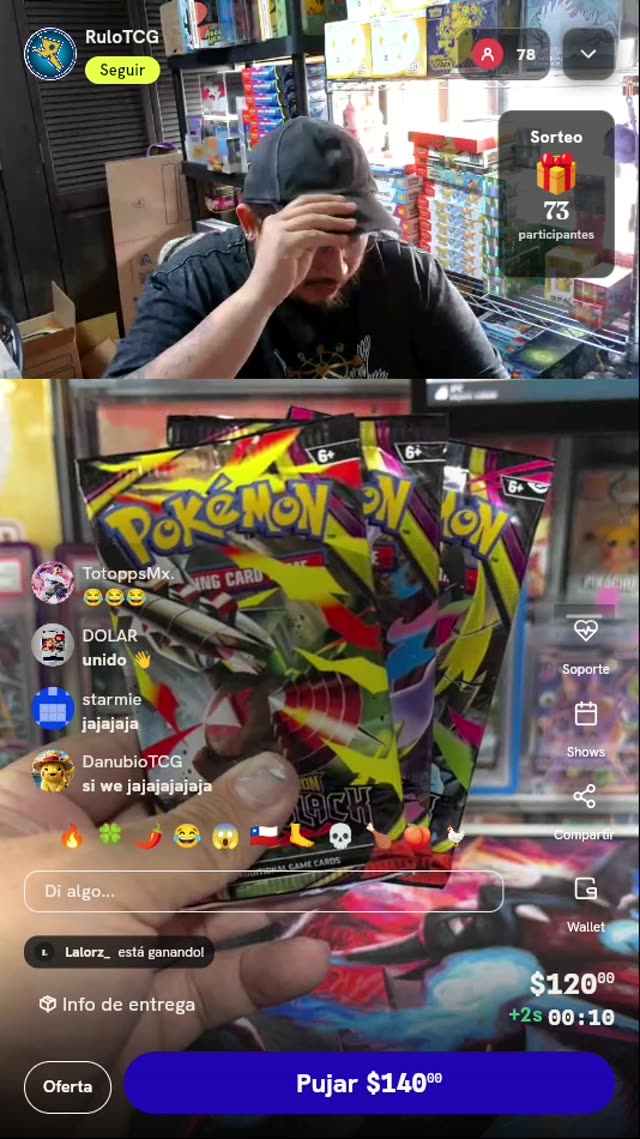 3 Sobres Pokémon Mega Evolution Pitch Black
