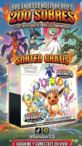 200 Sobres Break Ascended Heroes extensible