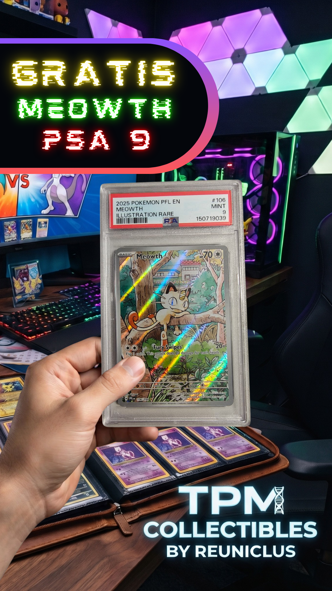 Meowth PSA Gratis 🔥 Ruleta Delux 🔥