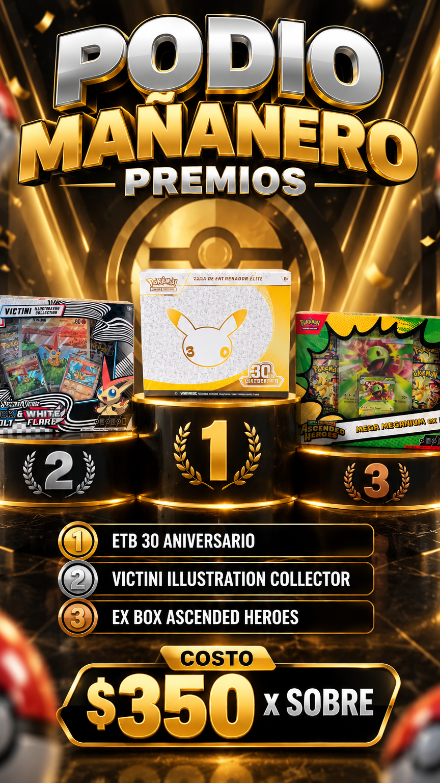 PODIO MAÑANERO / EEVEE PSA 10 GRATIS