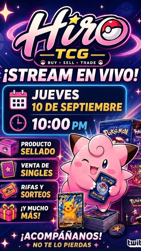 🔥 **POKÉMON TCG 🔥 SUBASTAS, SINGLES Y PRODUCTO SELLADO |