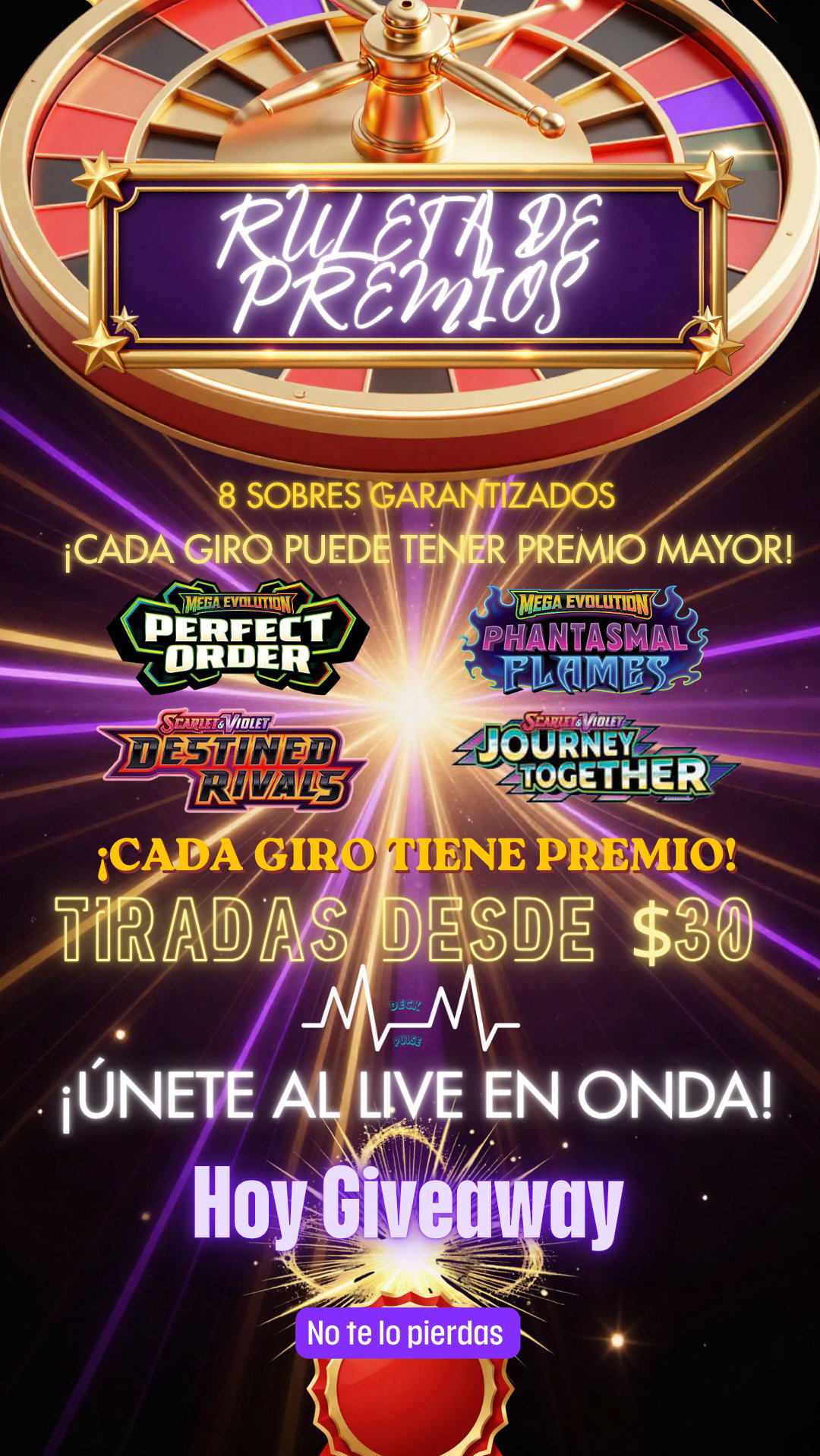 Ruleta Mágica, todo con Premio y Giveaway
