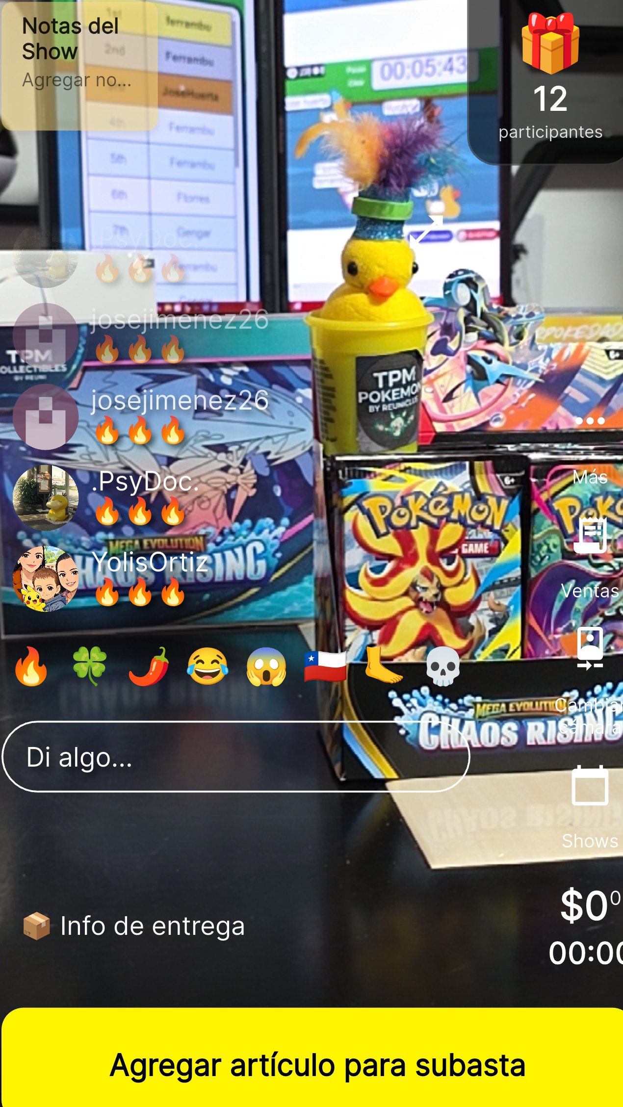 live sorpresa 🌟 Batalla Chaos Rising