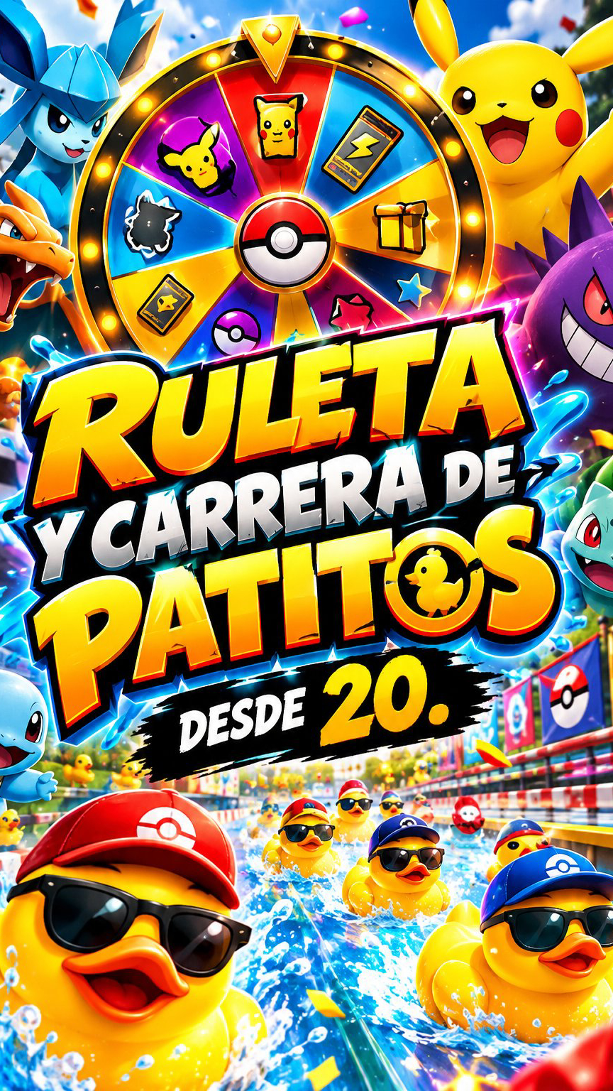 🎯🔥ruletita y carrera de patos desde 20 Moyecoins