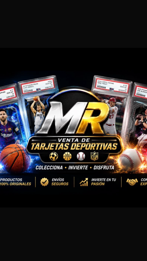SLABS, SINGLES, PARCHES NFL, NBA, SOCCER, MLB DESDE 20