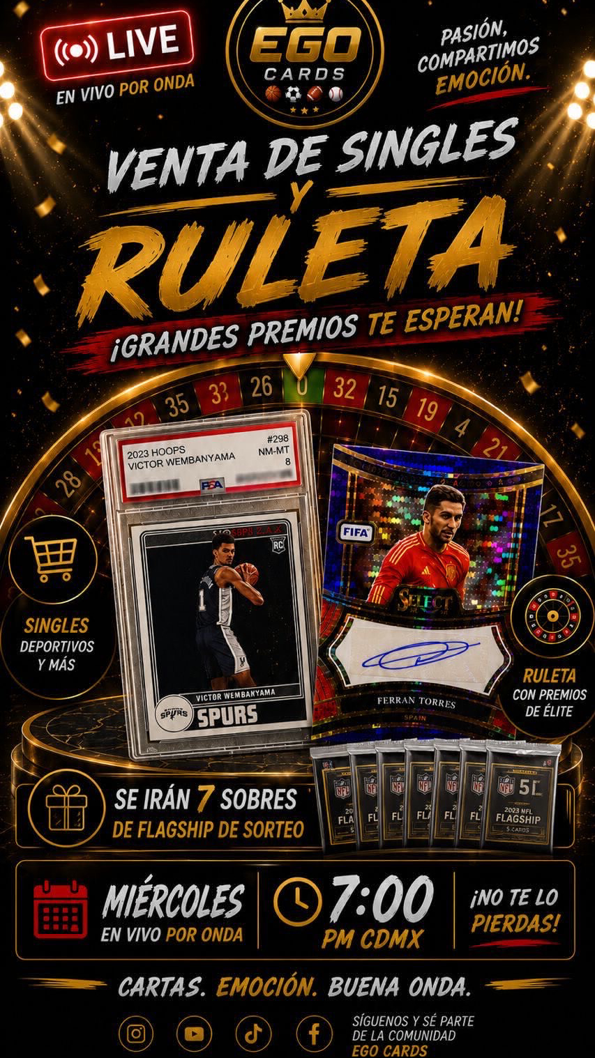 SINGLES DESDE 20$ Y RULETA DE LA CASA!!!