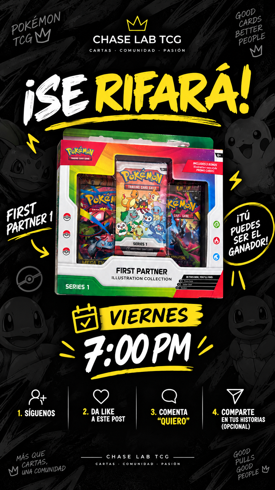 SORTEO FIRST PARTNER 1 