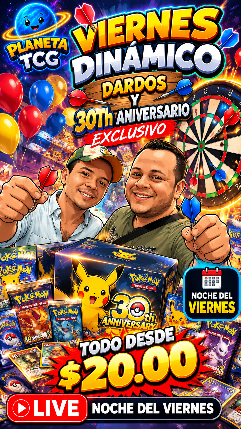 ETB 30TH GRATIS Juega Dardos!!!
