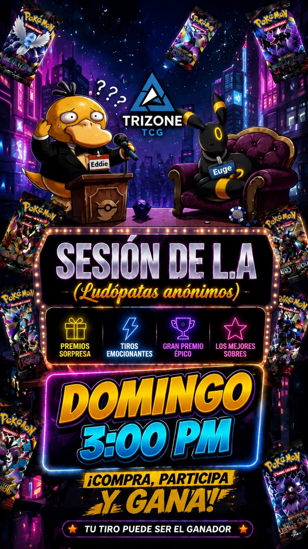 Sesión de L.A 👁👄👁 (Ludópatas anónimos)