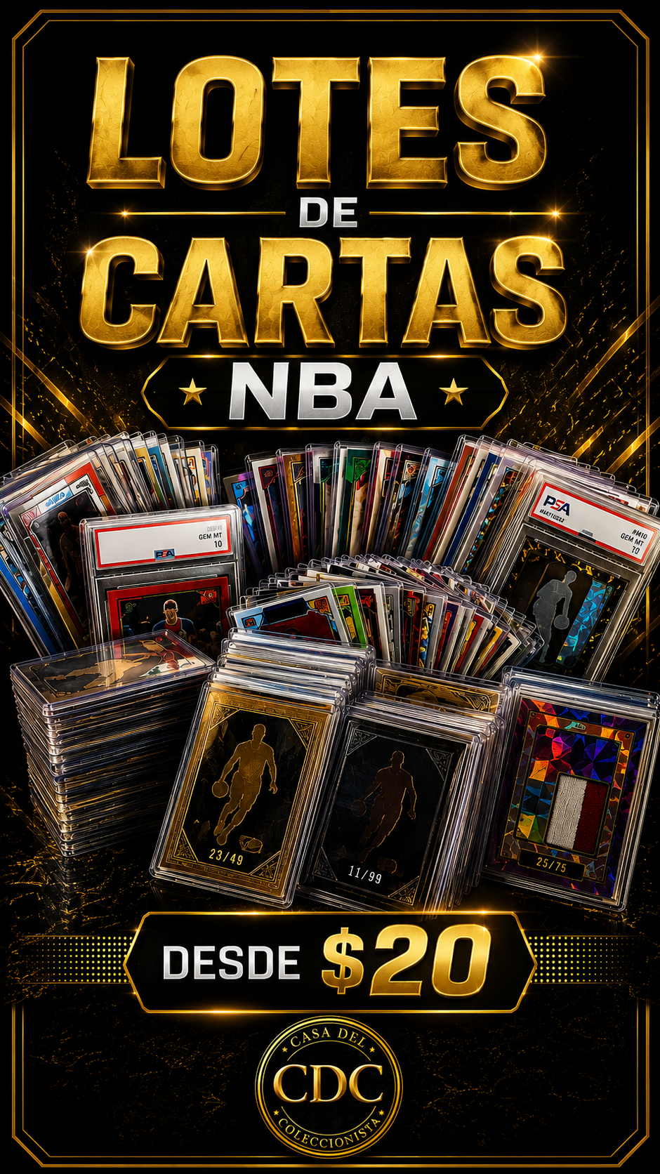 🏀Lotes NBA, numeradas, parches y Cajas desde $20 🔥 