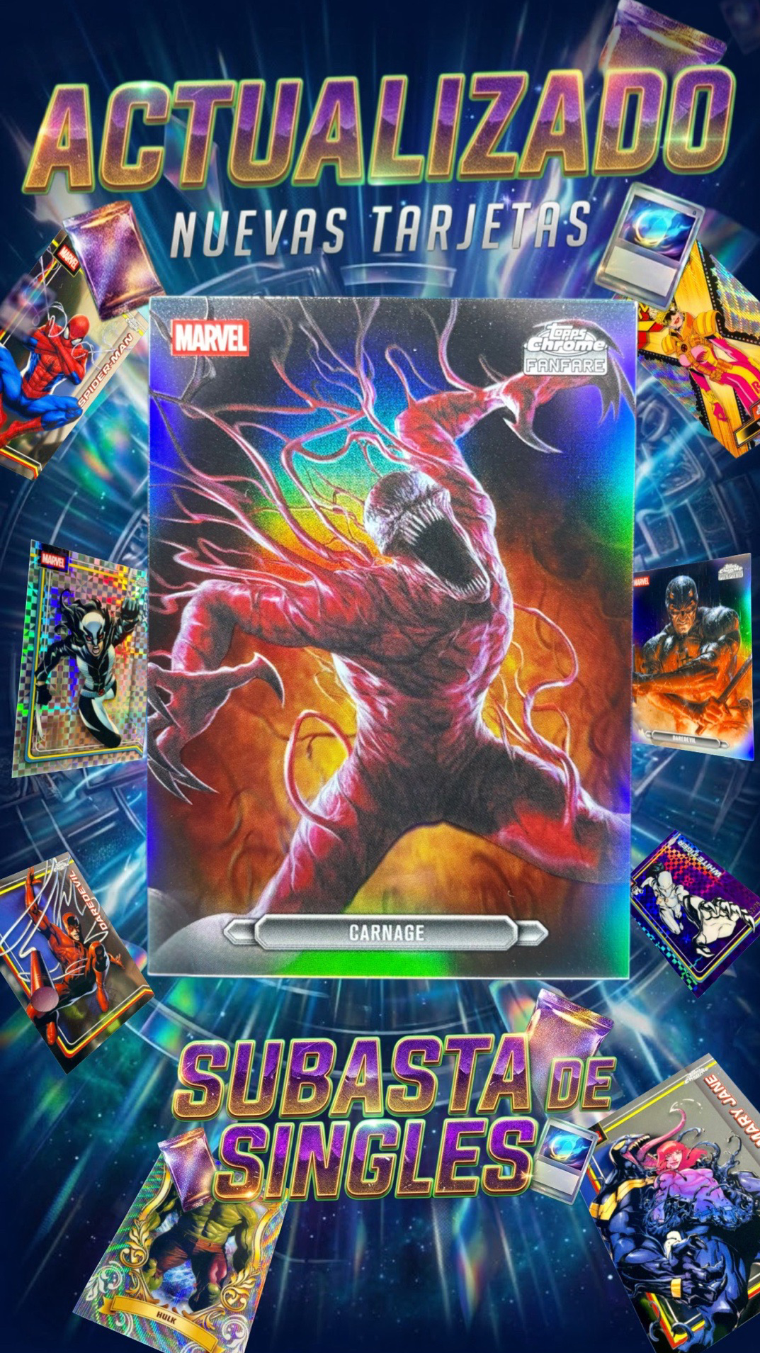 🚨NUEVAS TARJETAS MARVEL TOPPS🚨