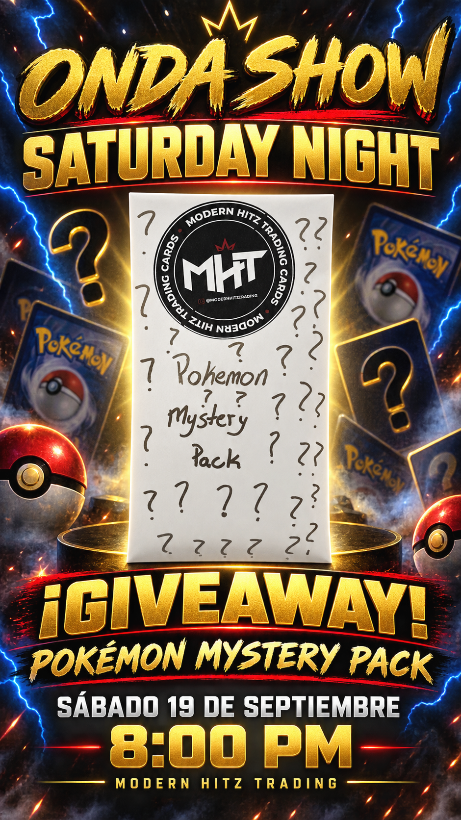 SÁBADO DE POKEMON MHT-MYSTERY PACKS 
