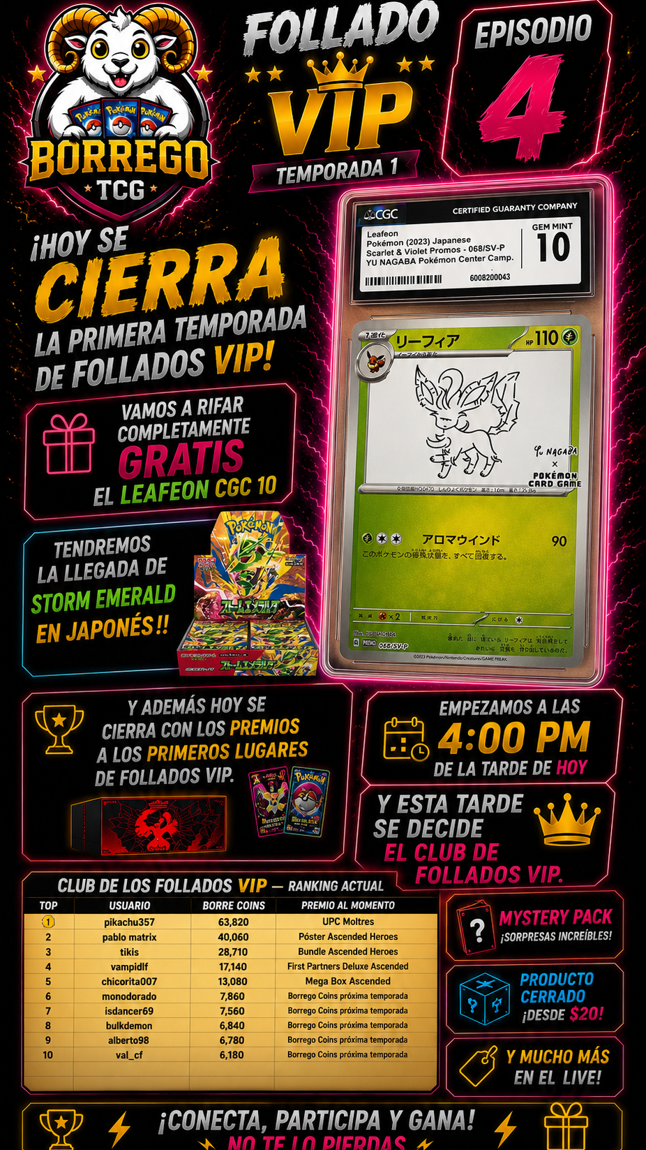 Temp 1 ep 4 (final) FOLLADOS VIP SORTEO GRATIS 