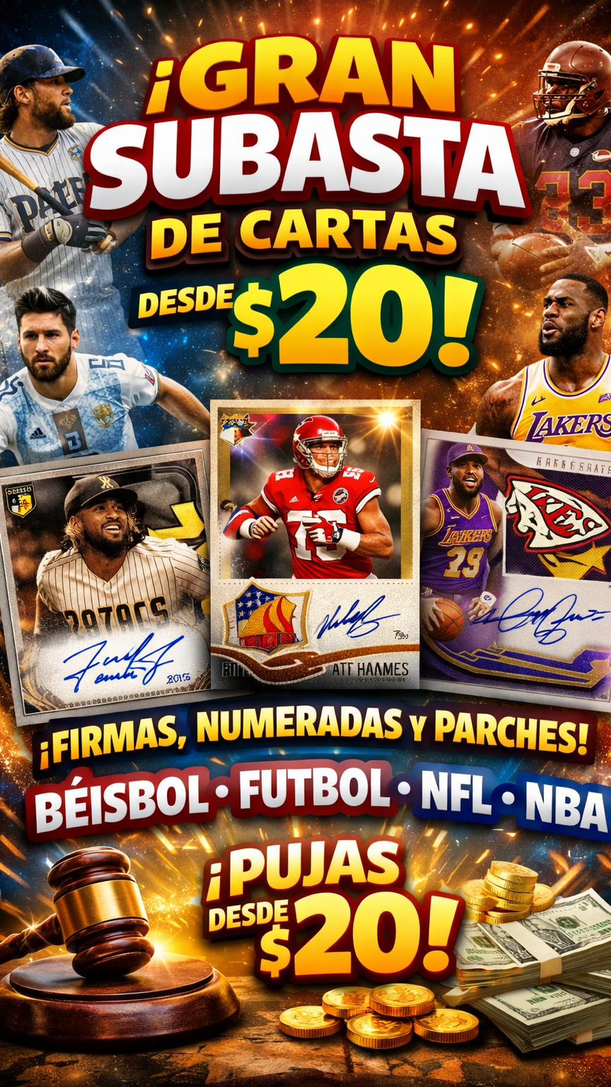 Subasta loca desde 20$🔥🚨