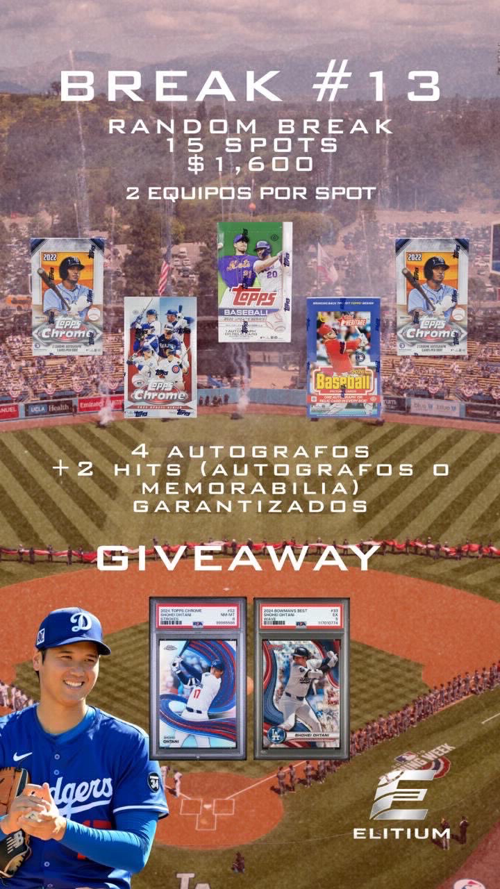 BREAK #13 MLB