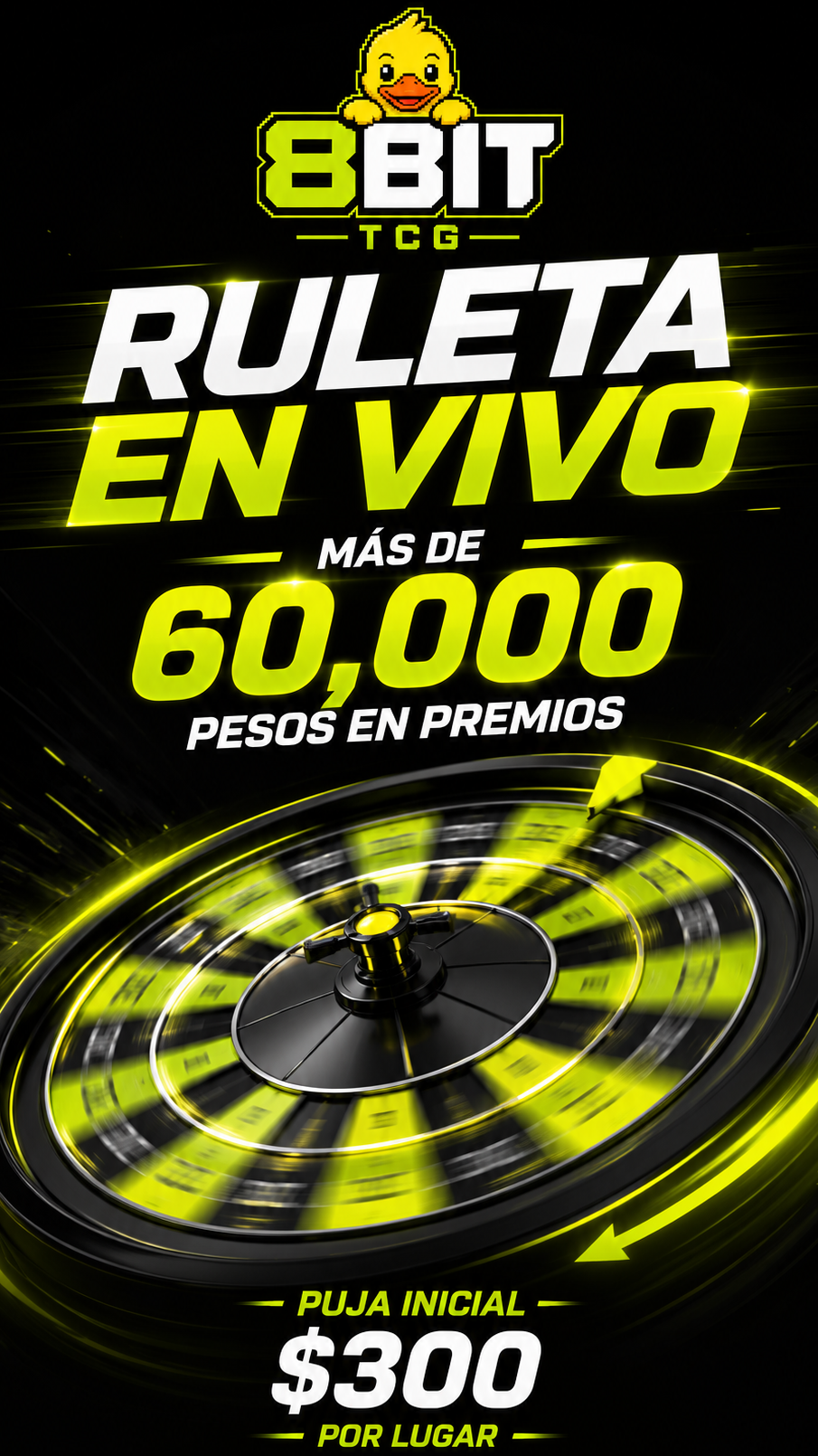 Ruleta en vivo! 🔥 + de 60k pesos en premios 💎