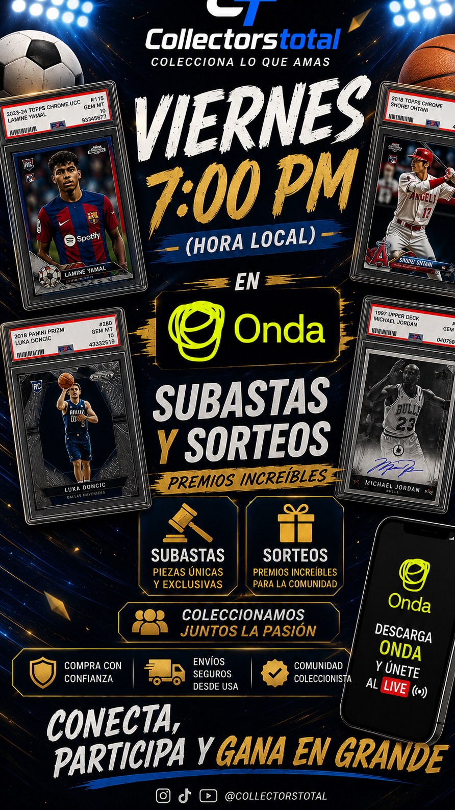 tarjetas deportivas 