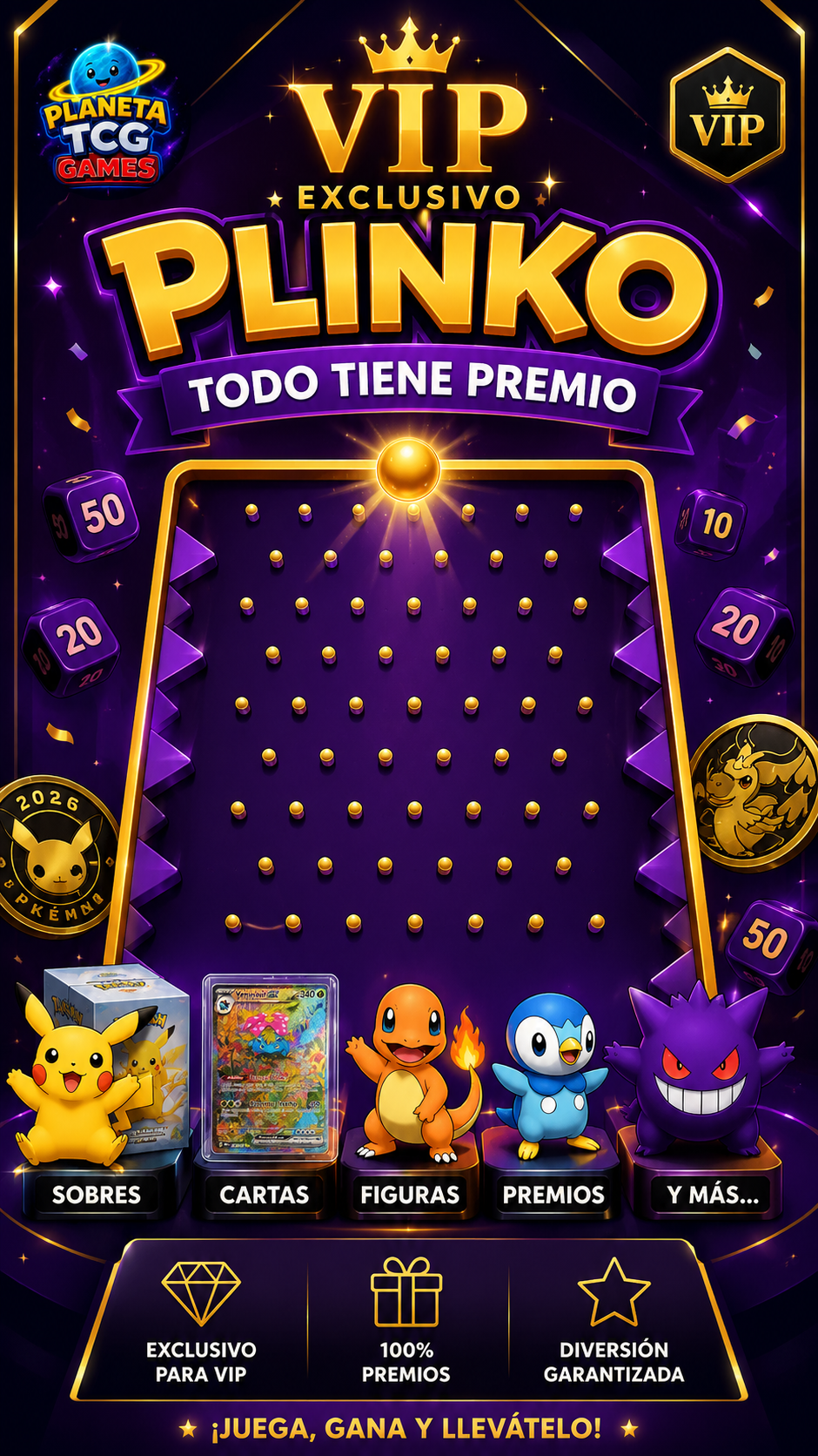 Plinko VIP sobres de Ascended y más 