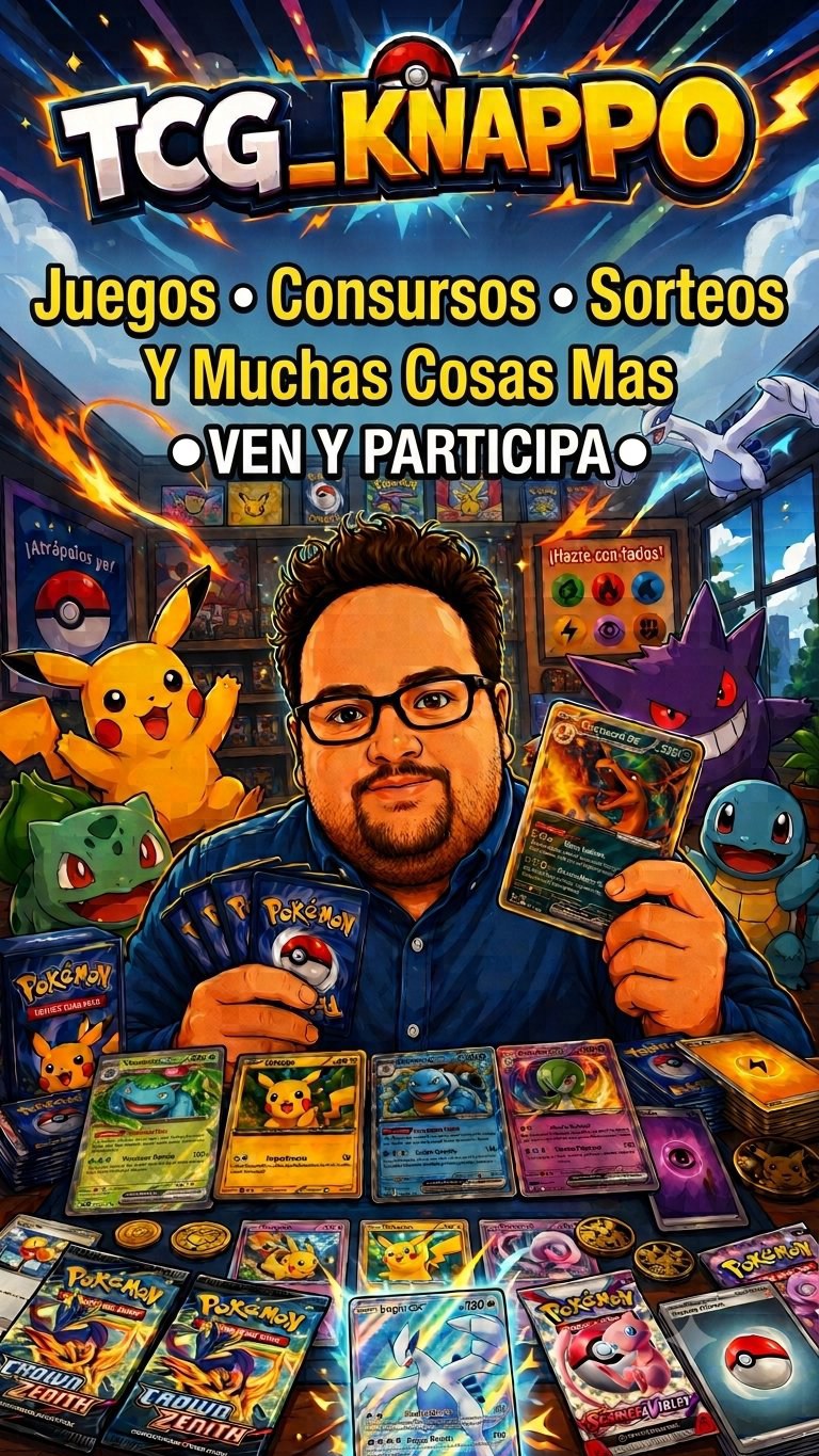 Juegos • Consursos • Sorteos Y Muchas Cosas mas Ven y Participa POKEMON TCG