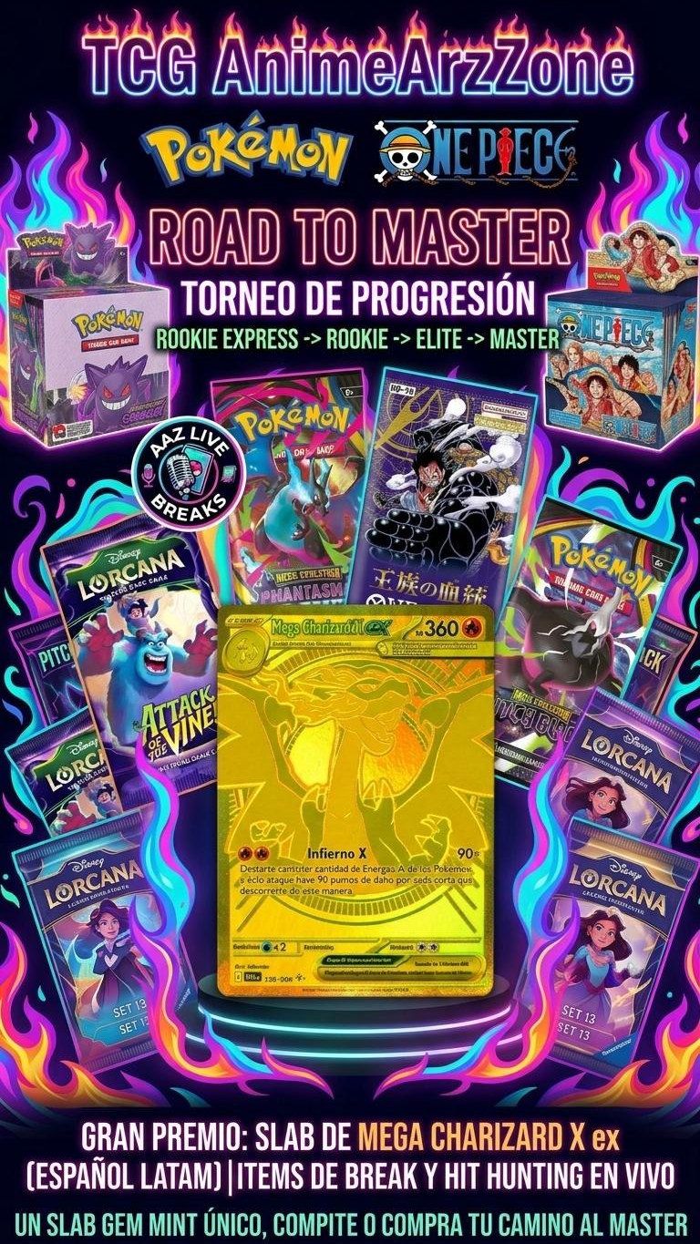 🔥 ROAD TO MASTER | Rookie Express $159 🎴 Pitch Black + Lorcana + One Piece