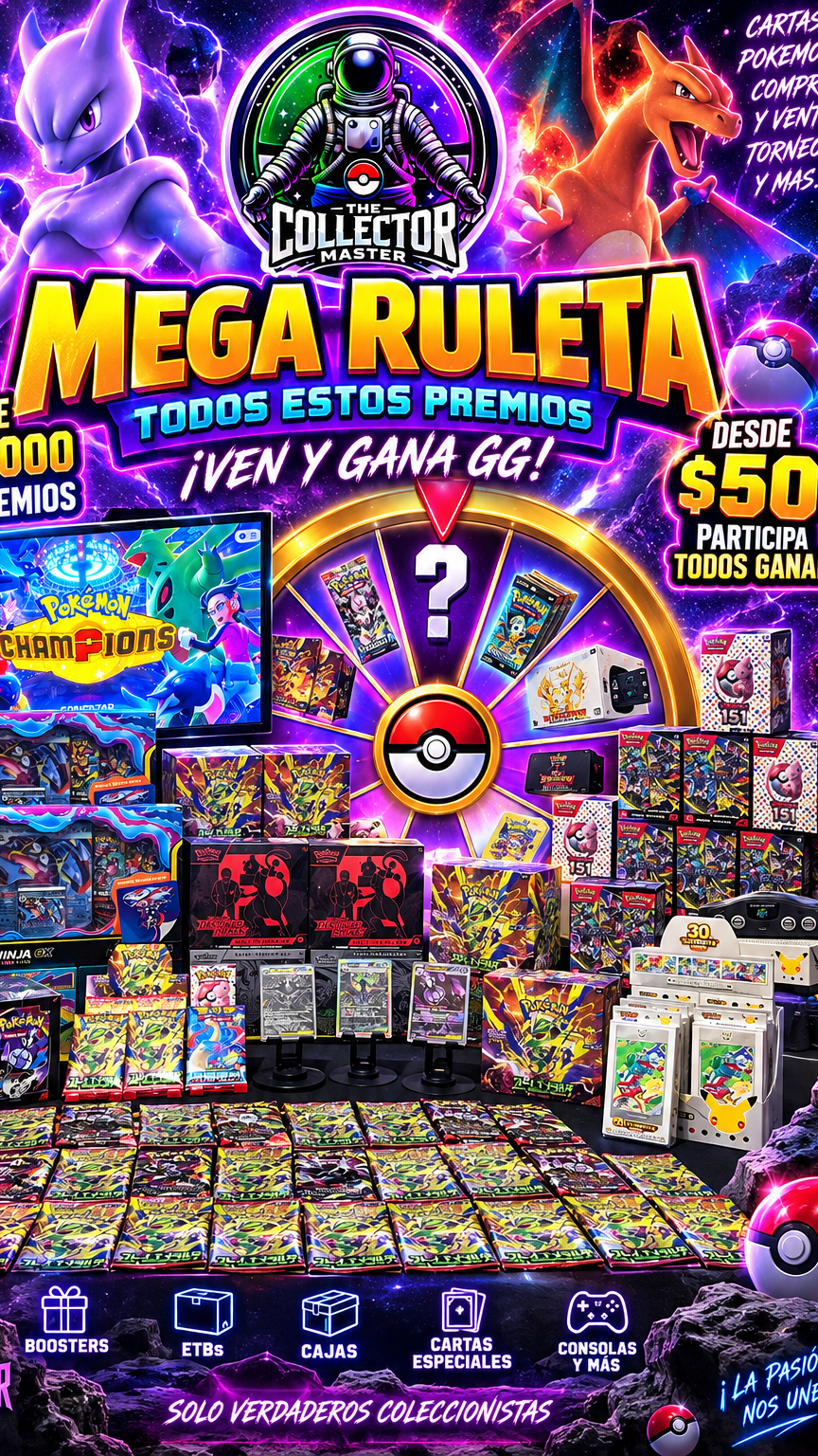 MEGA RULETA VEN GANA UN   MEGA RAYQUAZA 
