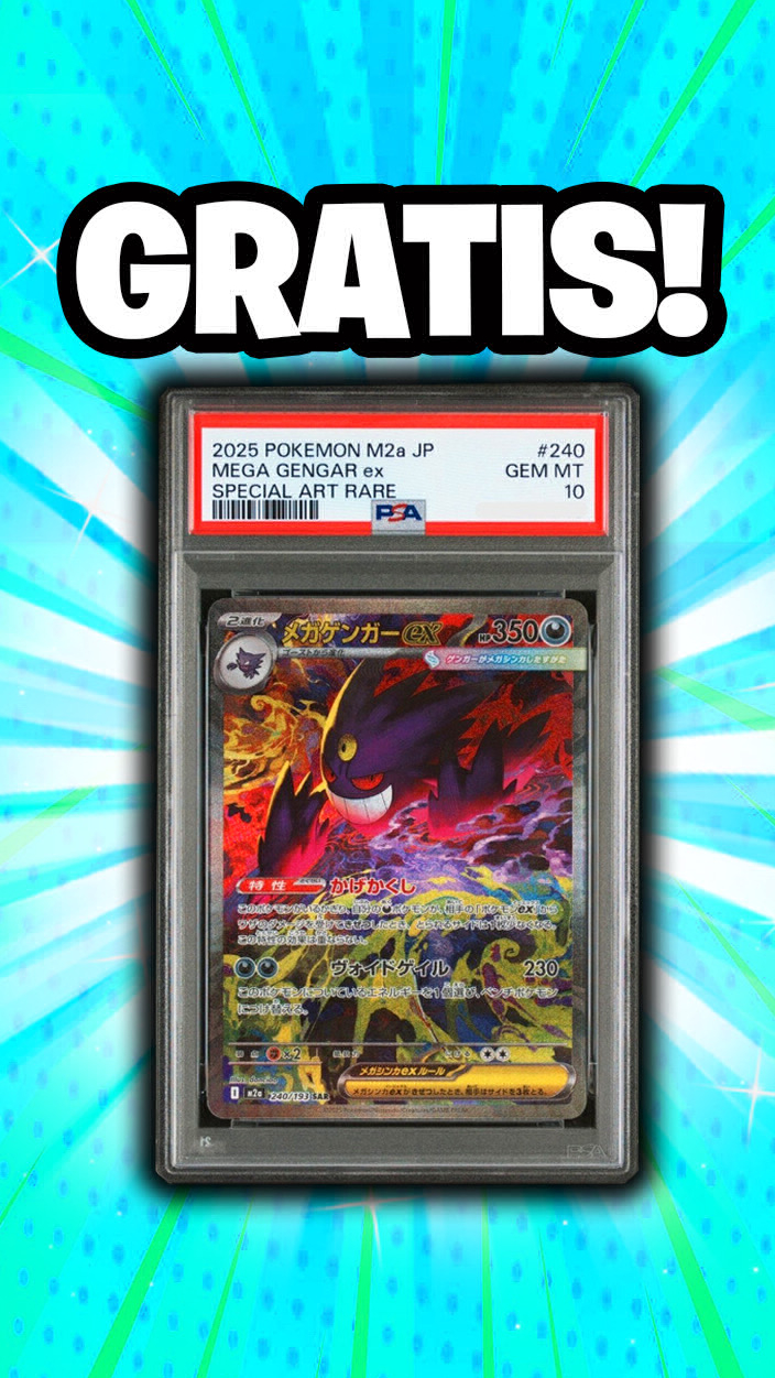 Gengar SIR PSA 10 Gratis + SINGLES x $20 
