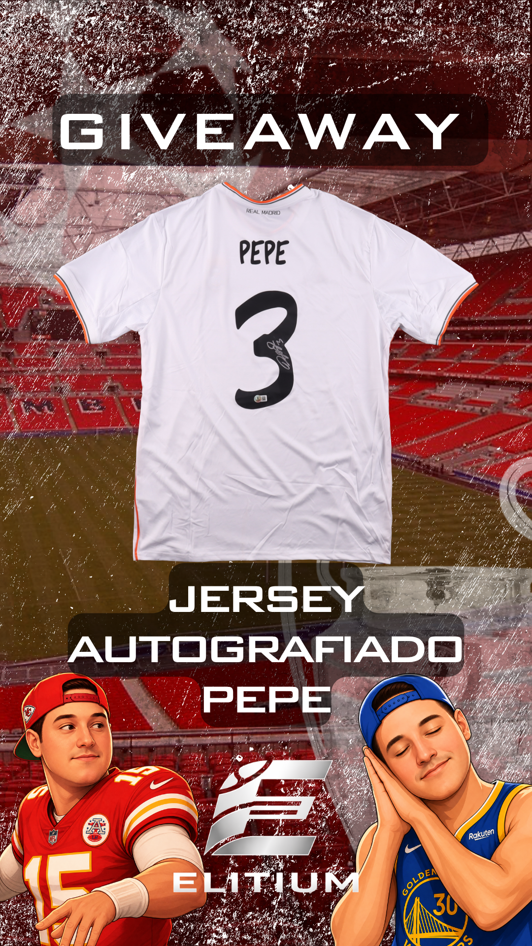 JERSEY REAL MADRID AUTOGRAFIADO POR PEPE