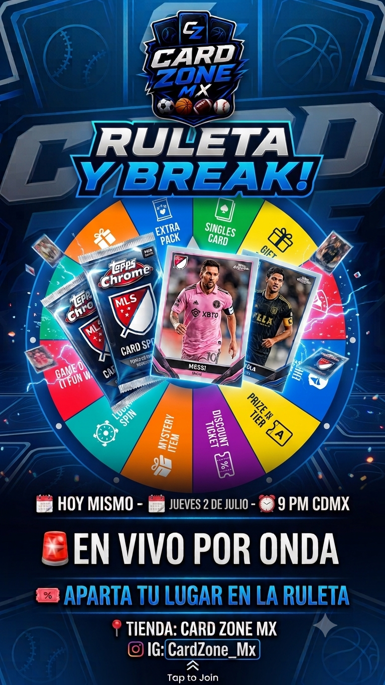 Ruleta y break Topps chrome
